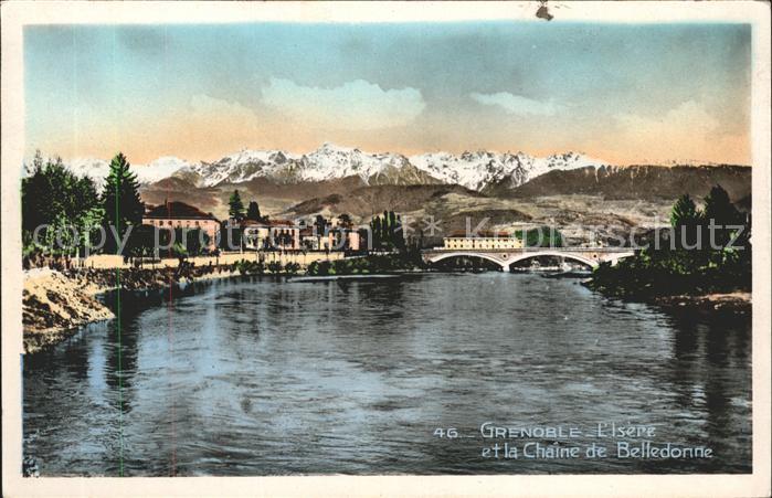 Grenoble L Isere Chaine de Belledonne