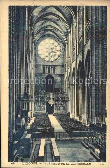 Limoges-Fourches Interieur de la Cathedrale