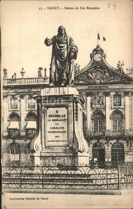Nancy Lothringen Statue du Roi Stanislas