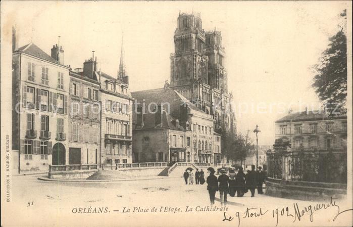 Orleans Loiret Place Cathedrale