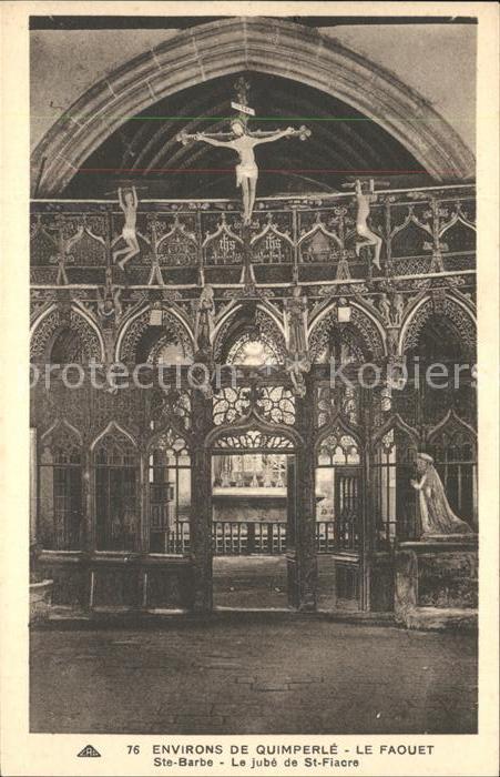 Le Faouet Cotes-d Armor Environs de Quimperle Ste-Barbe