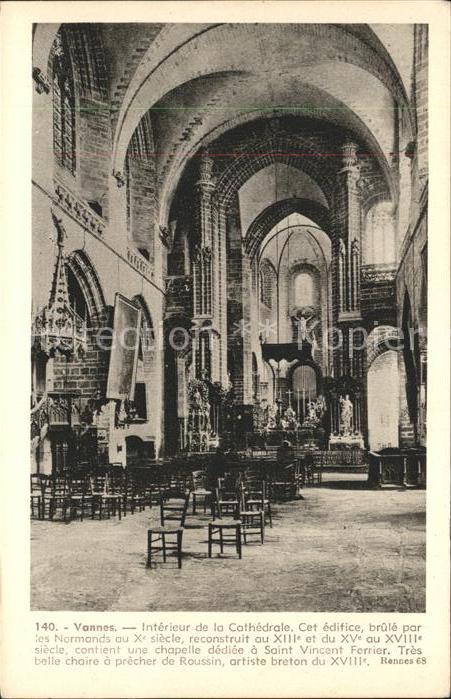 Vannes 56 Interieur Cathedrale