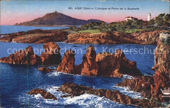 Agay Var Colonque et Phare de la Baumette