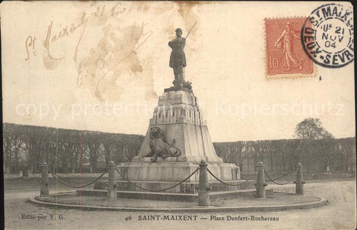 Saint-Maixent Sarthe Place Denfert-Rouchereau