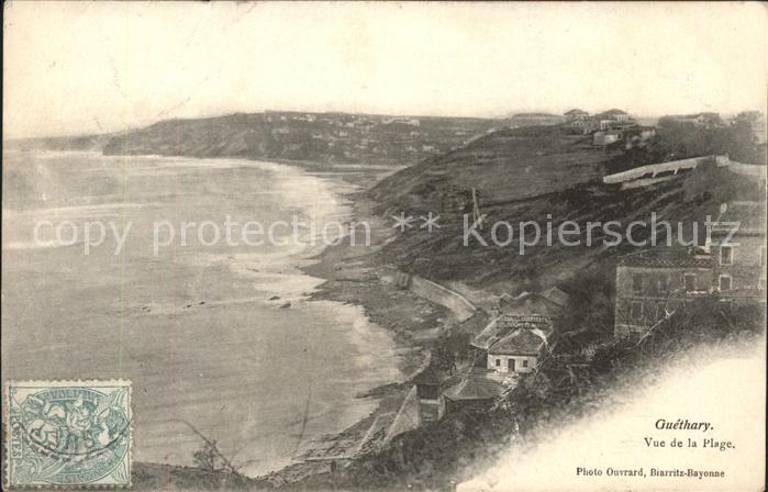 Guethary Vue de la Plage