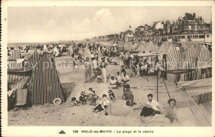 Malo-les-Bains Plage Casino Strand