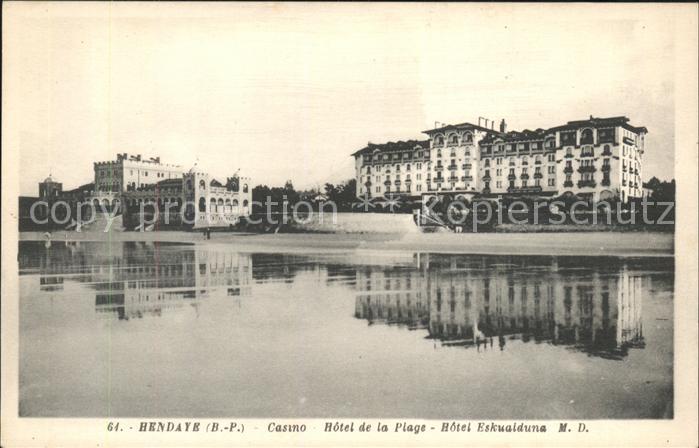 Hendaye Pyrenees Atlantiques Casino Hotel de la Plage