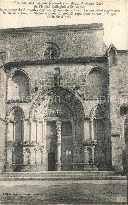 Saint-Emilion Gironde Beau Portique Nord