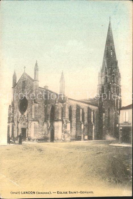 Lancon Hautes-Pyrenees Eglise Saint-Gervais