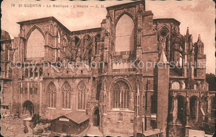 St Quentin Aisne La Basilique Abside