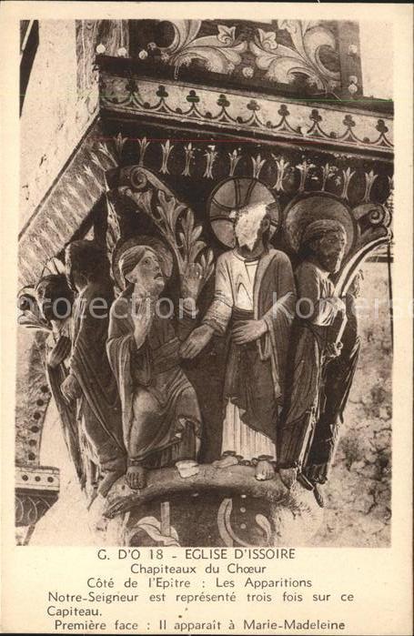 Issoire Eglise Cote de Epitre Les Apparitions