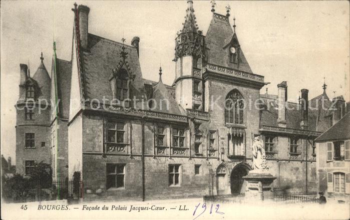 Bourges Facade du Palais Jacques-C.