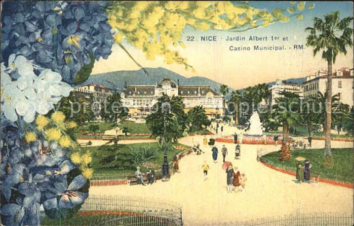 Nice Alpes Maritimes Jardin Albert Casino Municipal