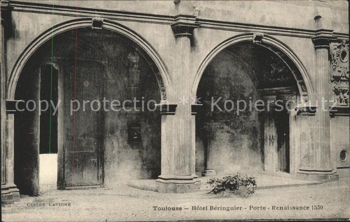 Toulouse Haute-Garonne Hotel Beringuier Porte Renaissance 1530