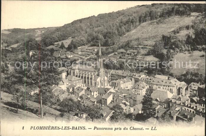 Plombieres-les-Bains Vosges Panorama