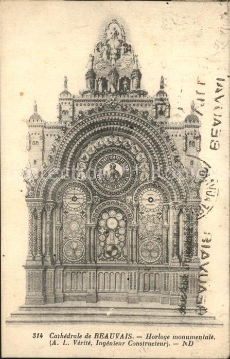 Beauvais 60 Cathedrale Zeichnung