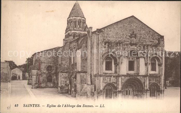 Saintes Charente-Maritime Eglise Abbaye des Dames