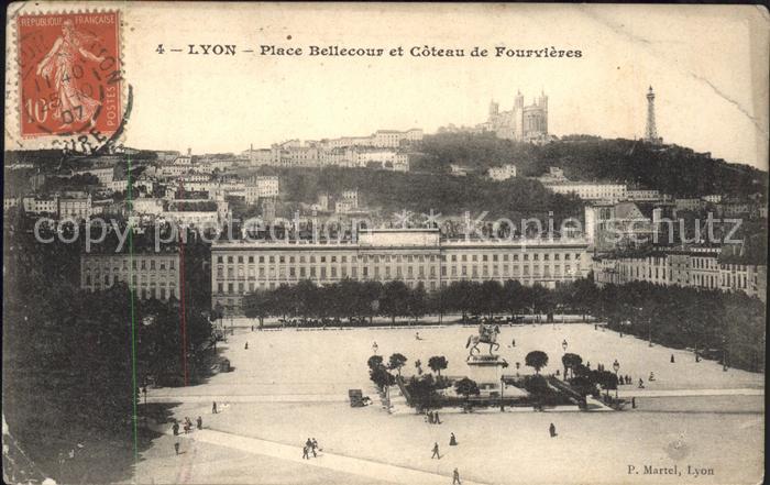 Lyon France Place Bellecour
