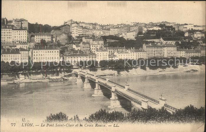 Lyon France Le Potn Saint-Clair