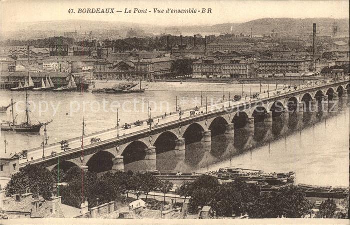 Bordeaux Le Pont Brücke