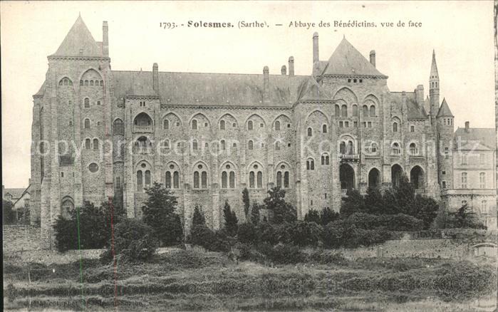 Solesmes Nord Sarthe Abbaye Benedictins