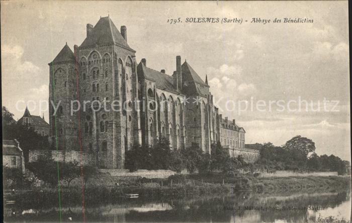 Solesmes Sarthe Abbaye des Benedictins