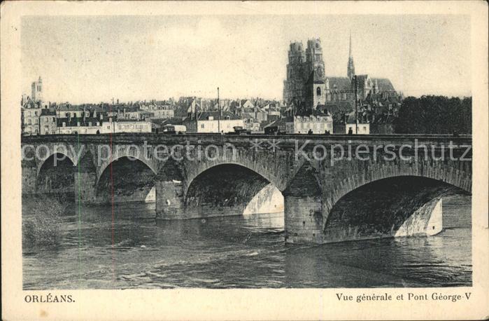 Orleans Loiret Vue generale Pont George