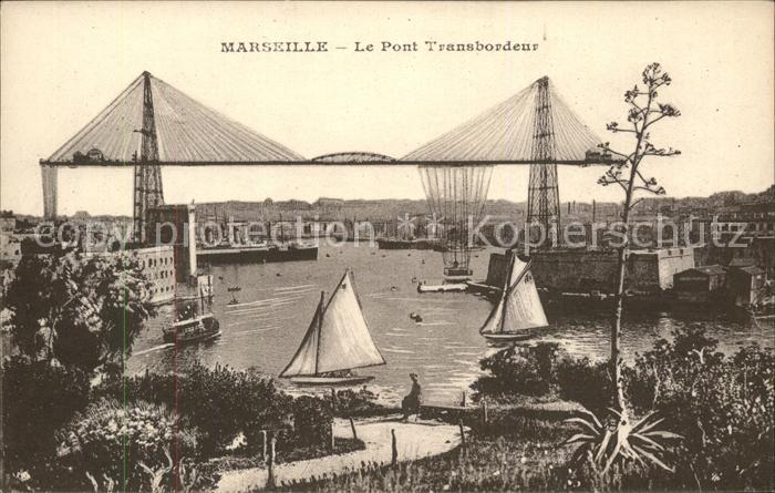 Marseille Bouches-du-Rhone Le Pont Tarnsbordeur
