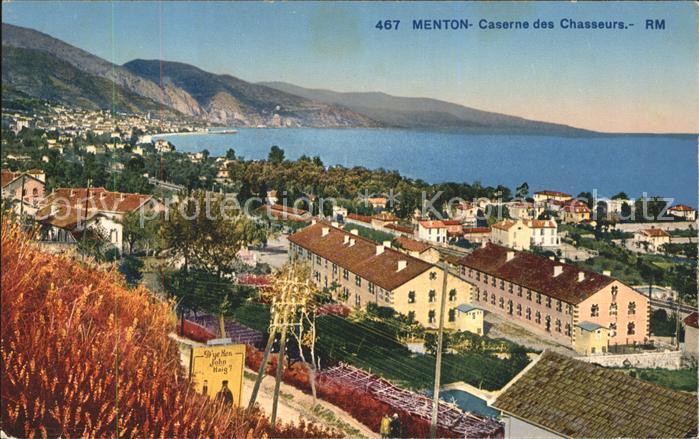 Menton Alpes Maritimes Caserne des Chasseurs