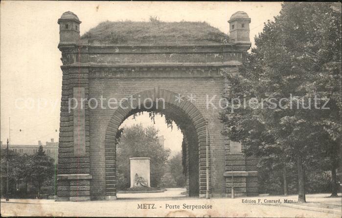 Metz  57 Moselle Porte Serpenoise
