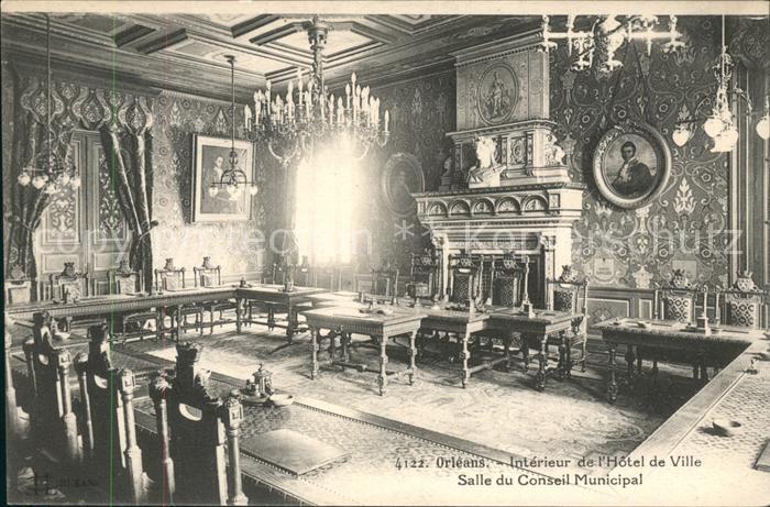 Orleans Loiret Interieur de Hotel de Ville