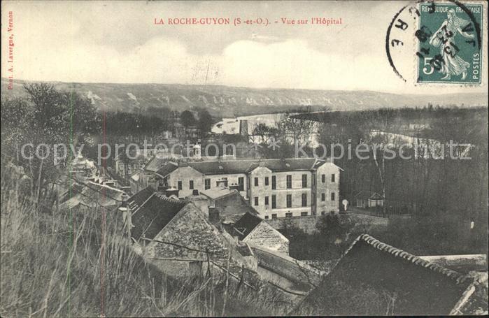 La Roche-Guyon Vue sur Hopital