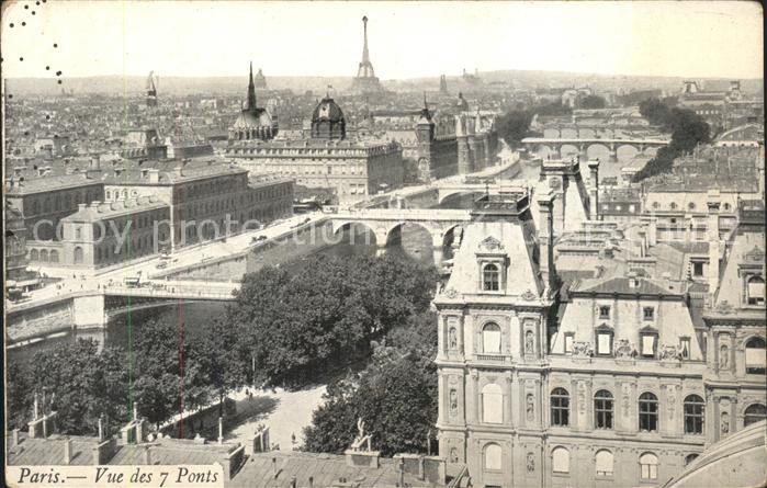 Paris vue des 7 Ponts