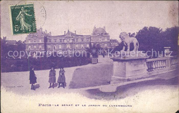 Paris Senat et le Jardin du Luxembourg