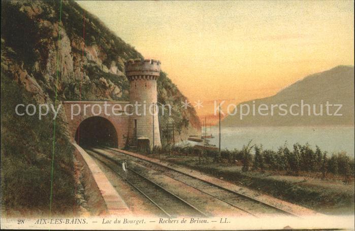 Aix-les-Bains Lac du Bourget Rochers de Brison
