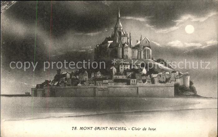 Mont-Saint-Michel Clair de lune