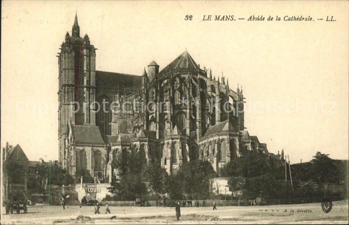 Le Mans Sarthe Abside de la Cathedrale