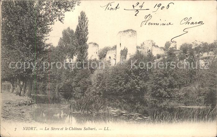 Niort 79 La Sevre et le Chateau Salbart