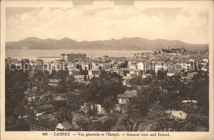 Cannes Alpes-Maritimes Vue generale Esterel