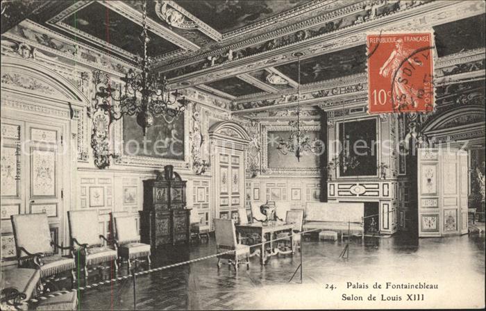 Fontainebleau Seine et Marne Palais Salon de Louis XIII