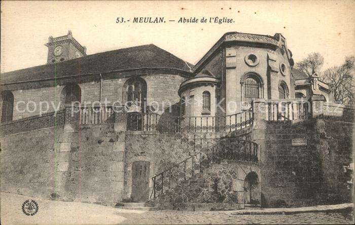 Meulan Abside le le Eglise