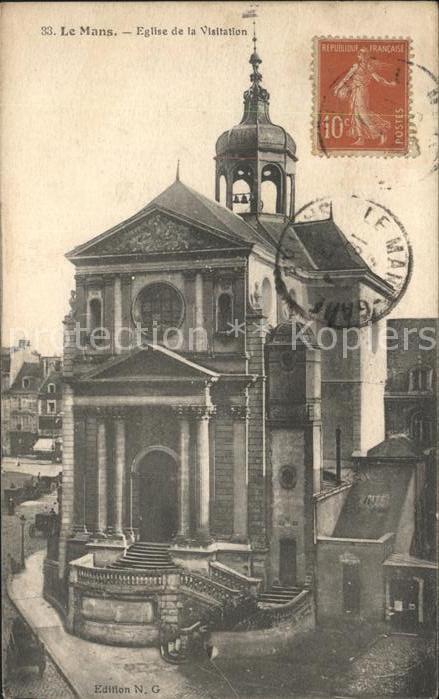 Le Mans Sarthe Eglise de la Visitation