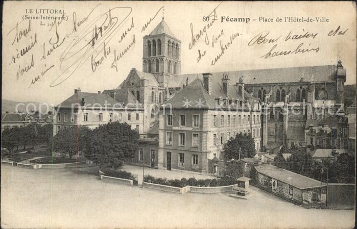 Fecamp Place de Hotel-del-Ville