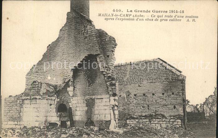 Mailly-le-Camp La grande Guerre