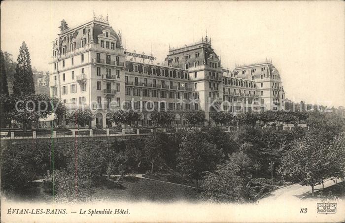 Evian-les-Bains Haute Savoie Le Splandide Hotel