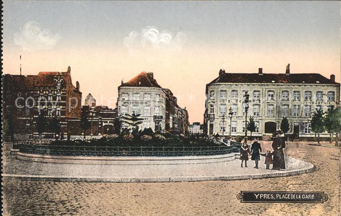 Ypern Ypres Place de la Gare