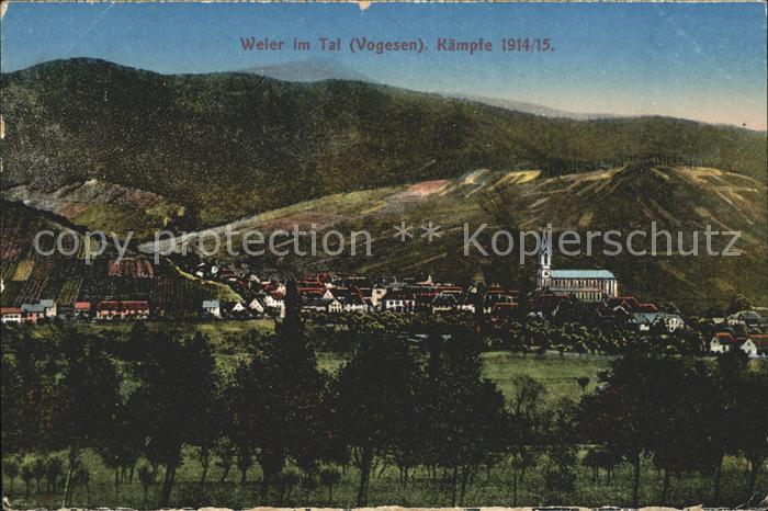 Weier im Tal Kaempfe 1914/15 Weltkrieg