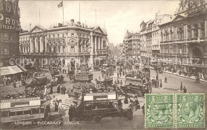 London Piccadilly Circus Traffic Monument