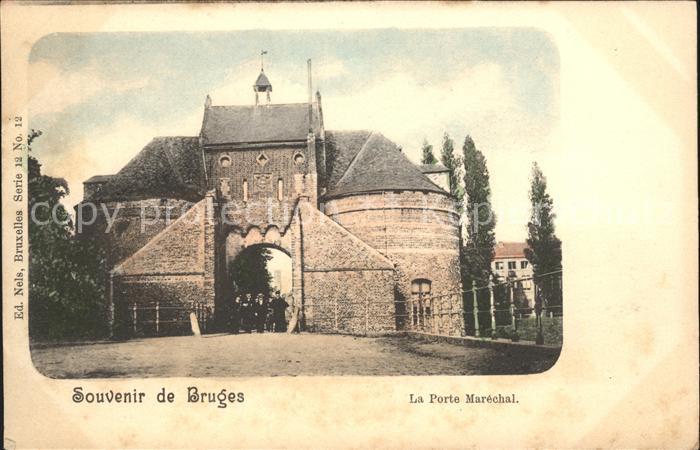 Bruges BRUGGE Belgie Porte Marechal