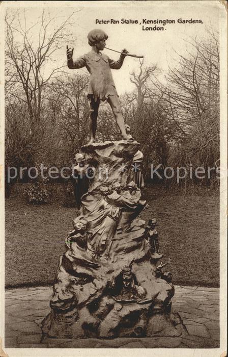 London Peter Pan Statue Kensington Gardens
